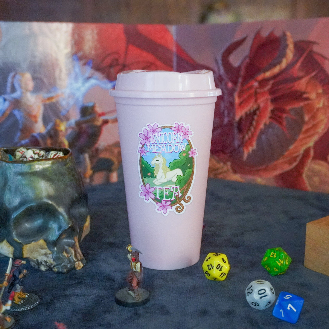 Coffee Cup Dice Tower – Roll with Caffeinated Style