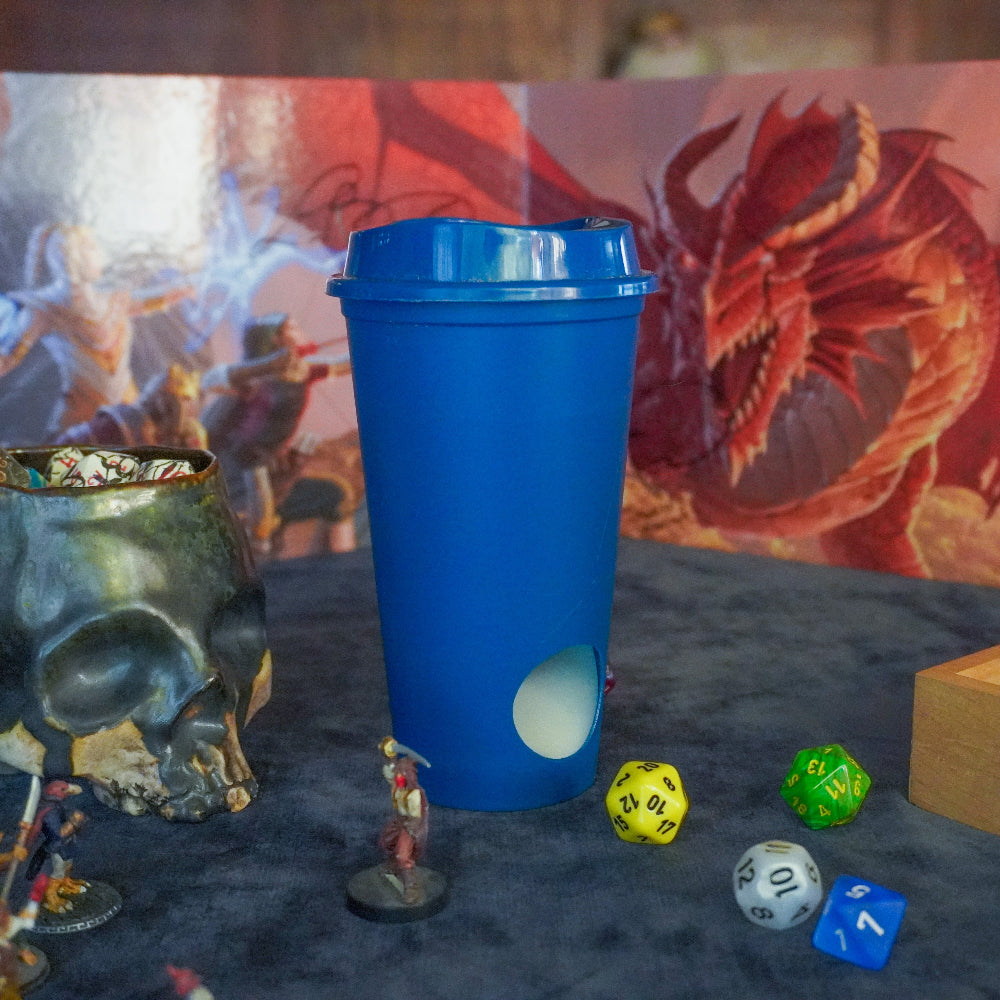 Coffee Cup Dice Tower – Roll with Caffeinated Style