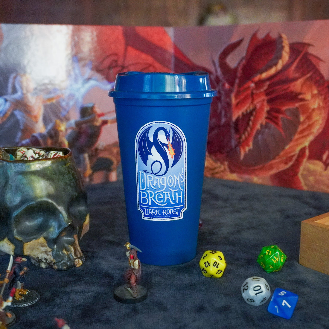 Coffee Cup Dice Tower – Roll with Caffeinated Style