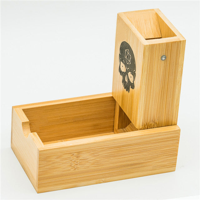Bamboo Dice Tower Skull Dice Logo