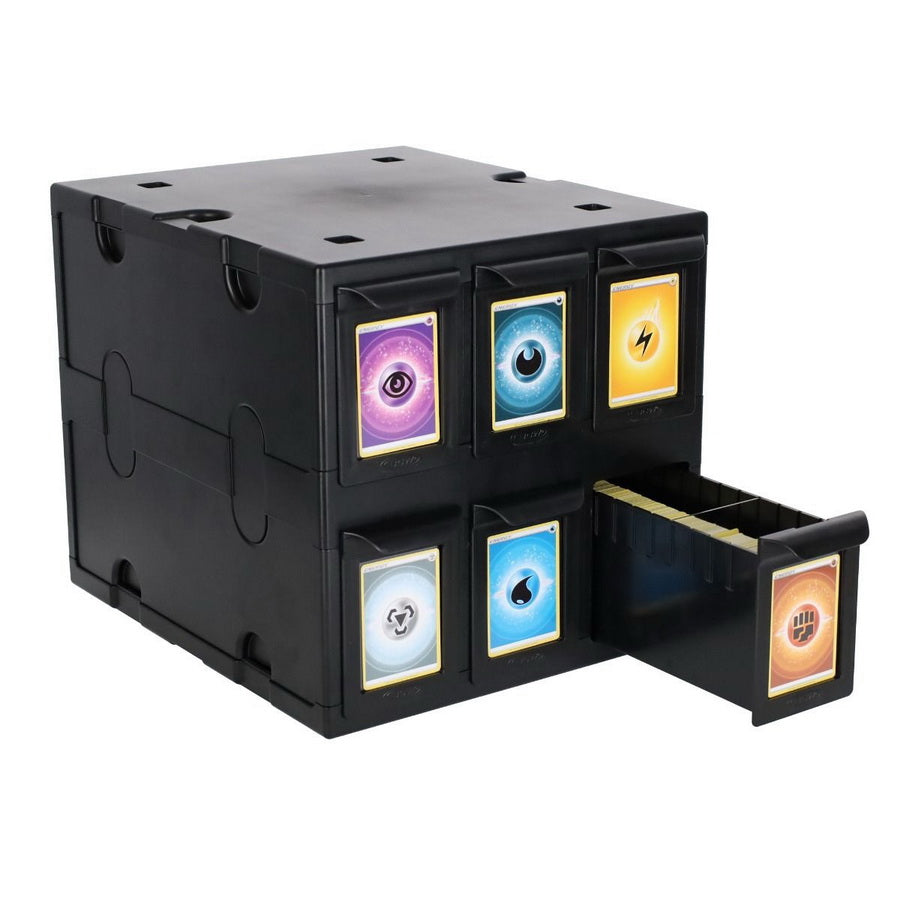 BCW 6-Drawer Card Catalog - Black