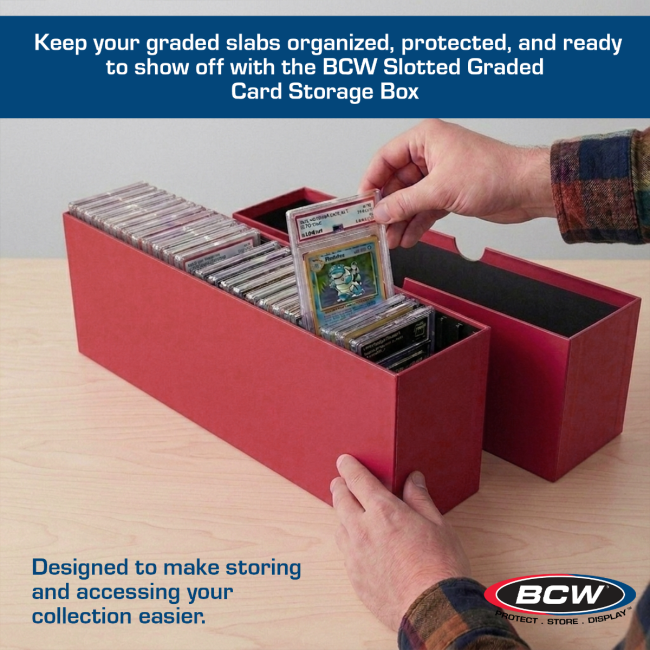 BCW Slotted Graded Card Box