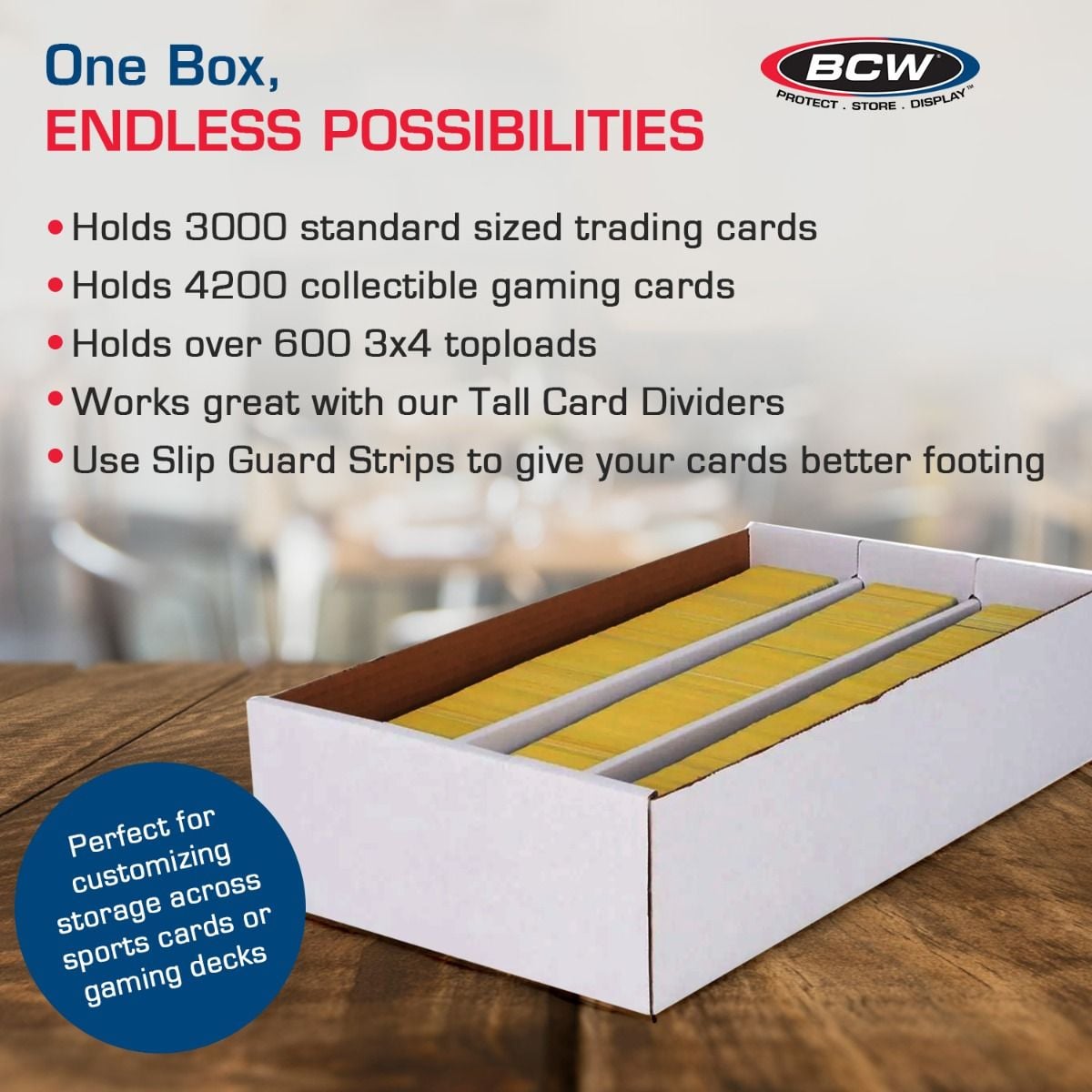BCW Super Shoe Storage Box - 3000 Count