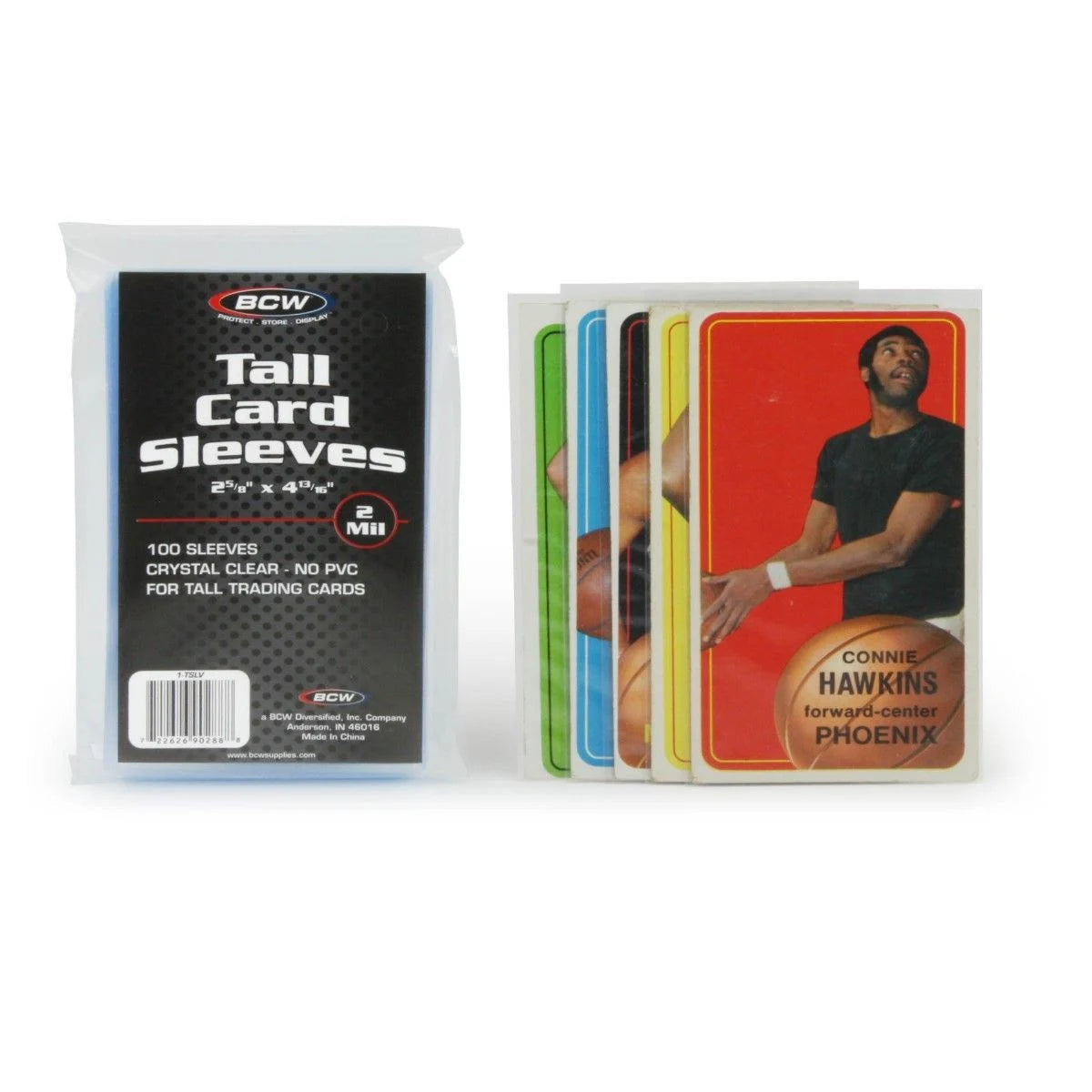 BCW Tall Trading Card Sleeves - 100 Pack