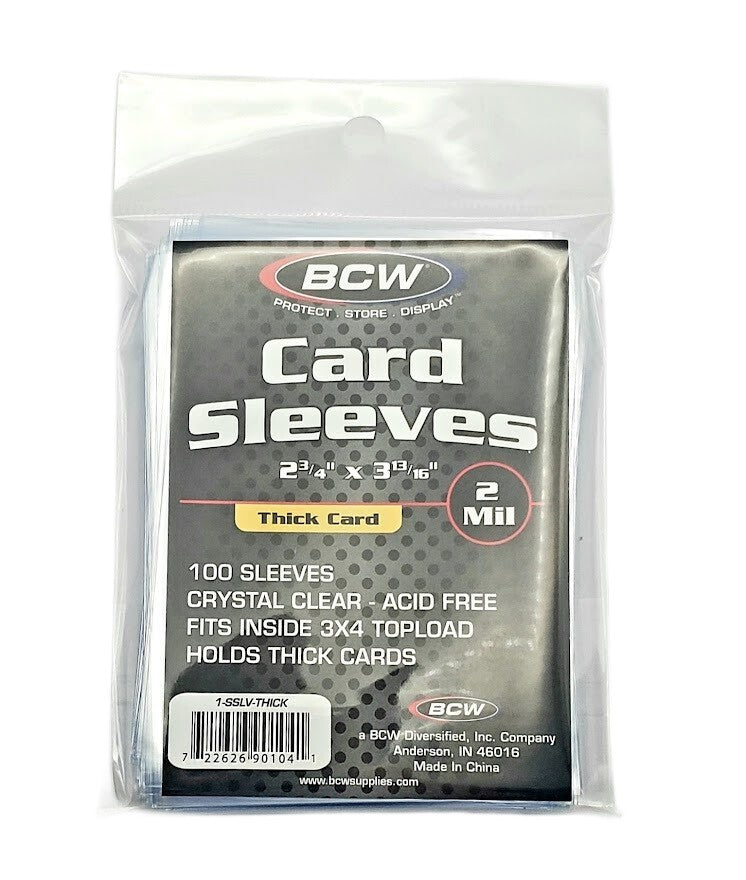 BCW Thick Card Sleeves - 100 Pack