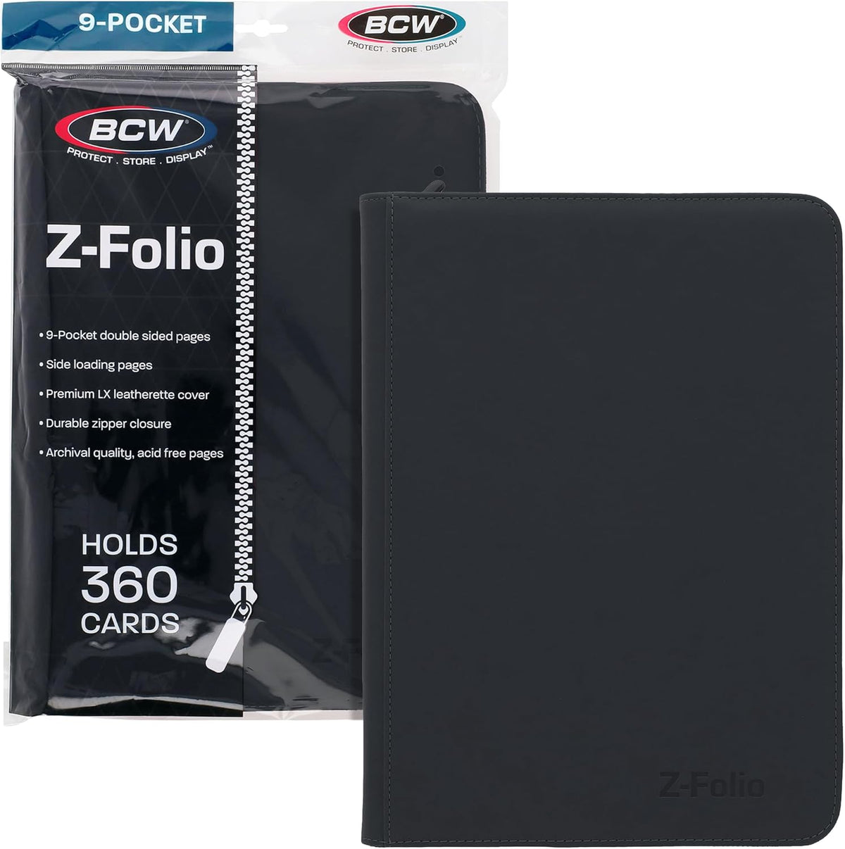 BCW Z-Folio 9-Pocket Album - Black
