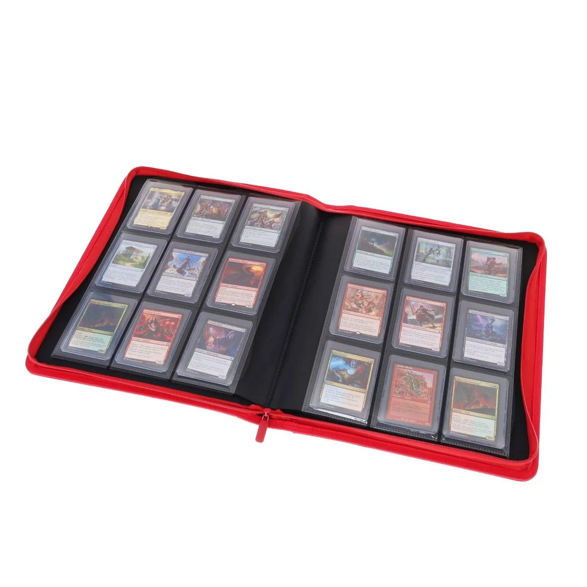 BCW Z-Folio 9-Pocket LX Album for Toploaders - Red