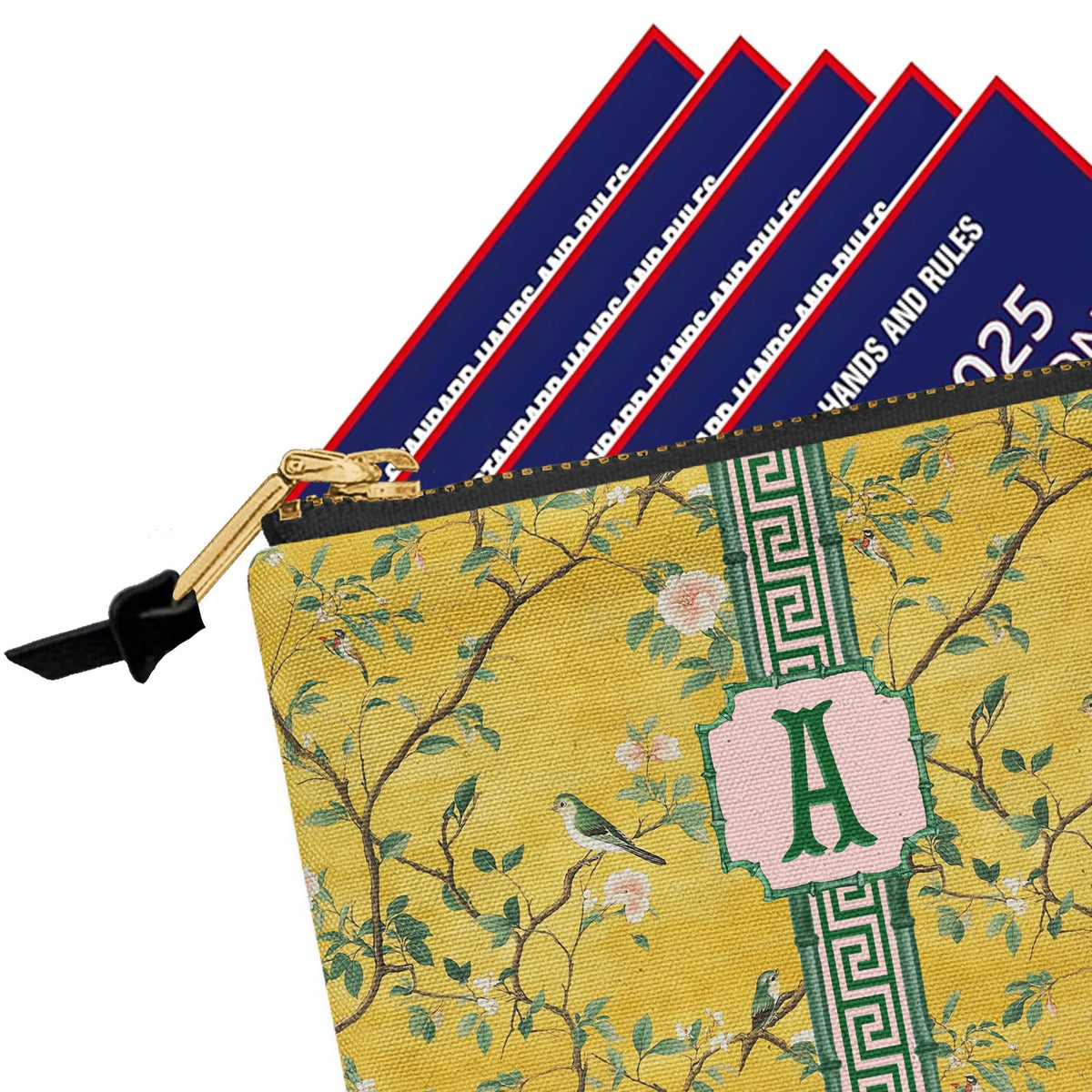 Custom Personalized Mahjong Card and Tile Bag
