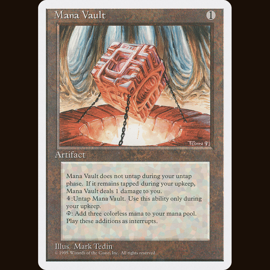 Mana Vault — Fourth Edition #334 correct card face