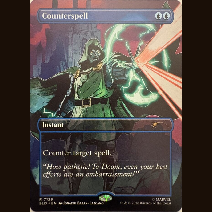 Counterspell Secret Lair #7123 — exact printing SLD-7123 front card artwork