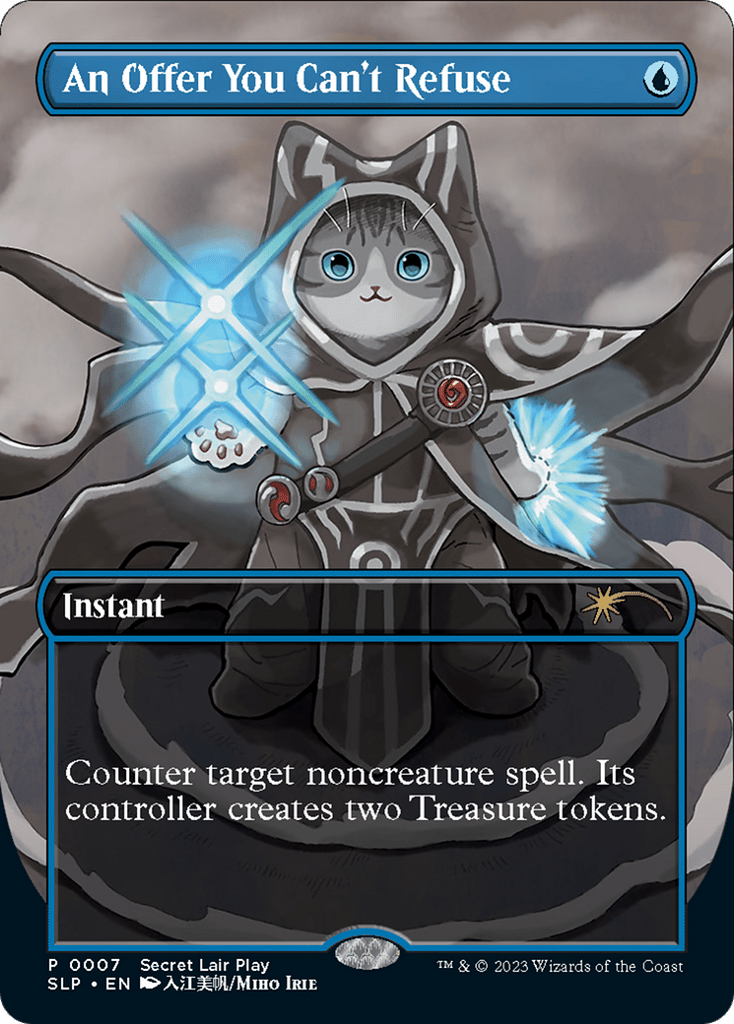 An Offer You Can't Refuse — Pro Tour / Secret Lair Promo SLP #7, verified printing face art