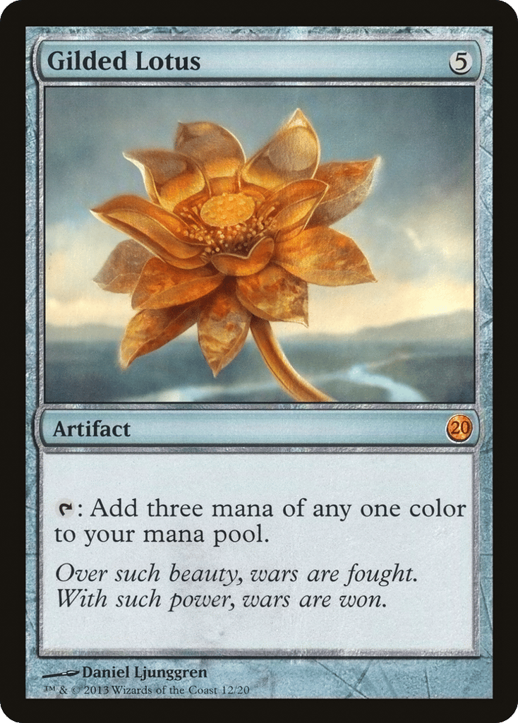 Gilded Lotus From the Vault Twenty — V13-12 correct front art