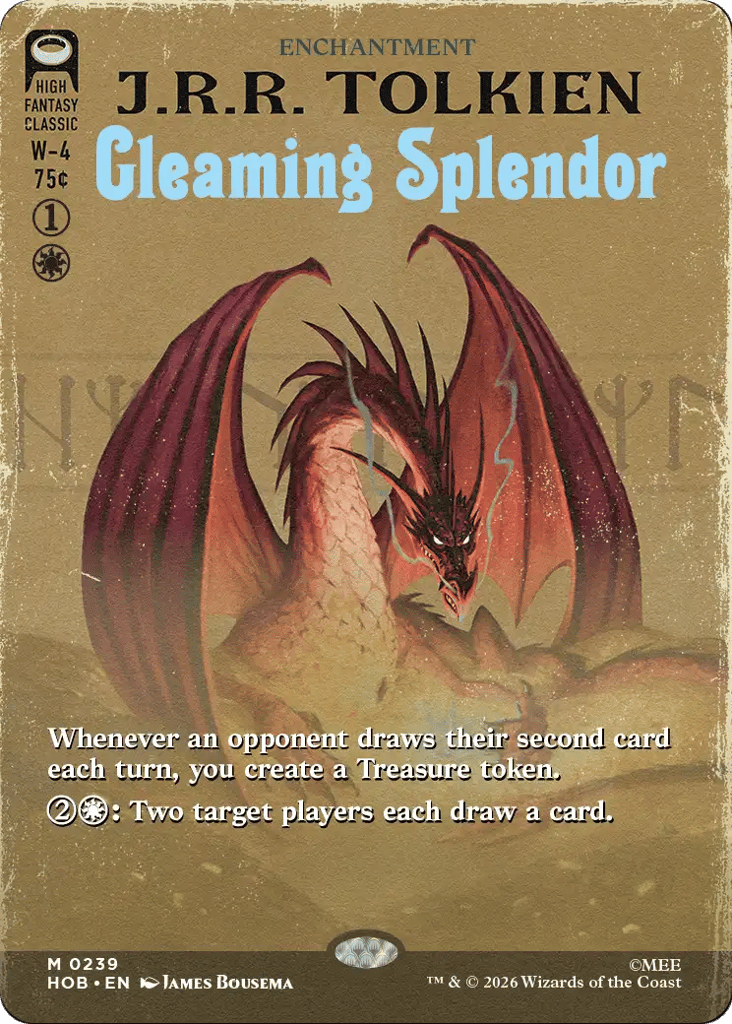 Gleaming Splendor borderless — The Hobbit #239