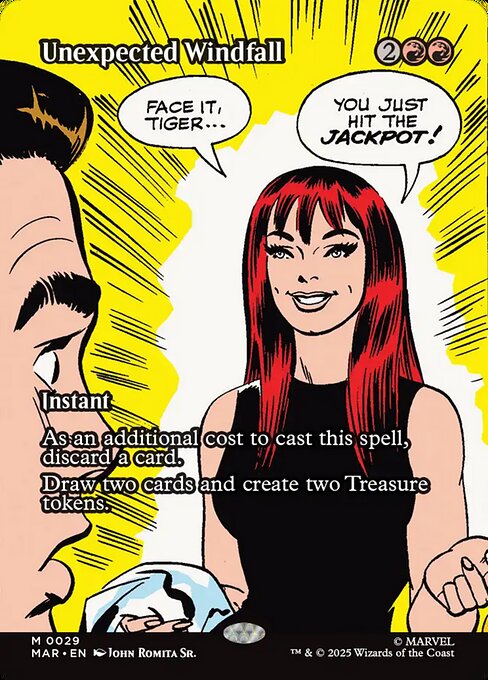 Unexpected Windfall — MAR #29