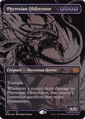Phyrexian Obliterator (Oil Slick Raised Foil) — ONE #351