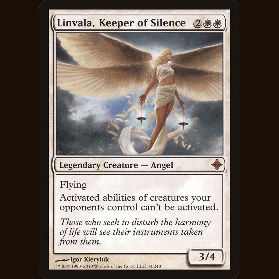 Linvala, Keeper of Silence [Rise of the Eldrazi] centered full card