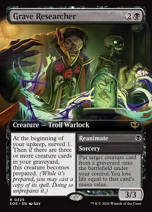 Grave Researcher (Extended Art) — SOS #325