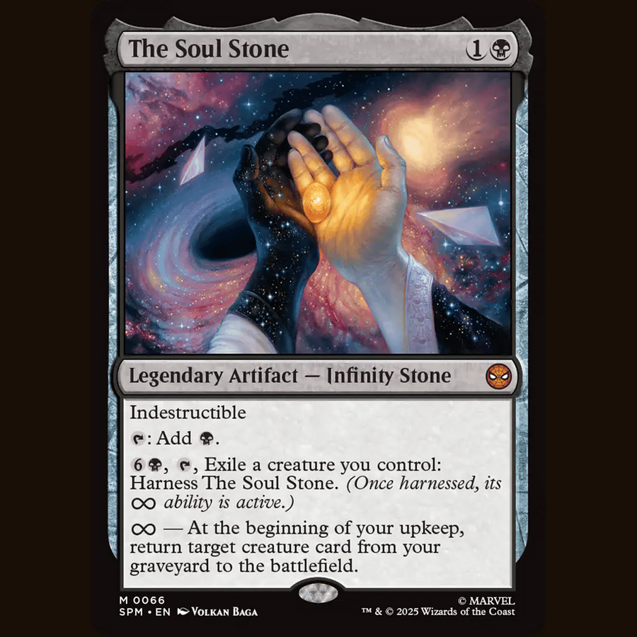 The Soul Stone [Marvel's Spider-Man] centered full card