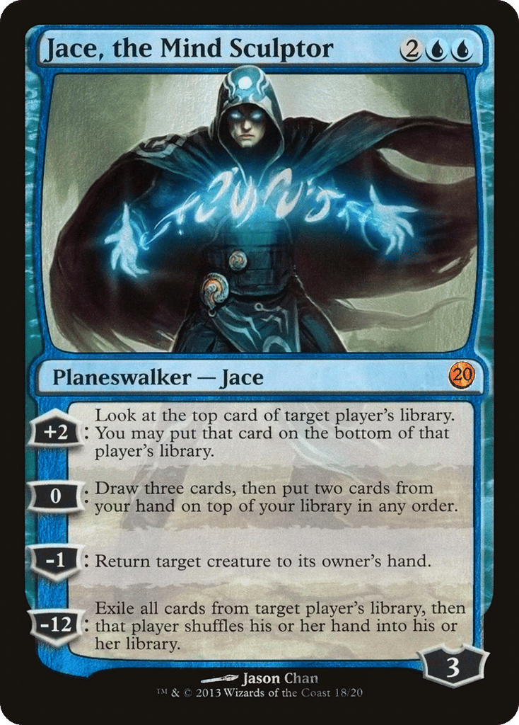 Jace, the Mind Sculptor — verified V13-18 correct printing front card art