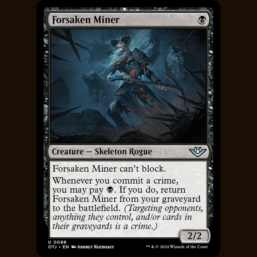Forsaken Miner [Outlaws of Thunder Junction] full-card image