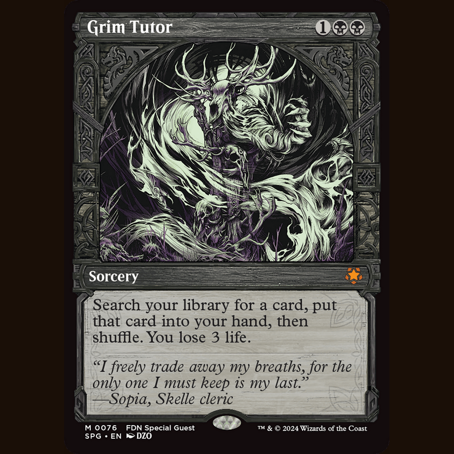 Grim Tutor (Showcase) [Special Guests] full-card image