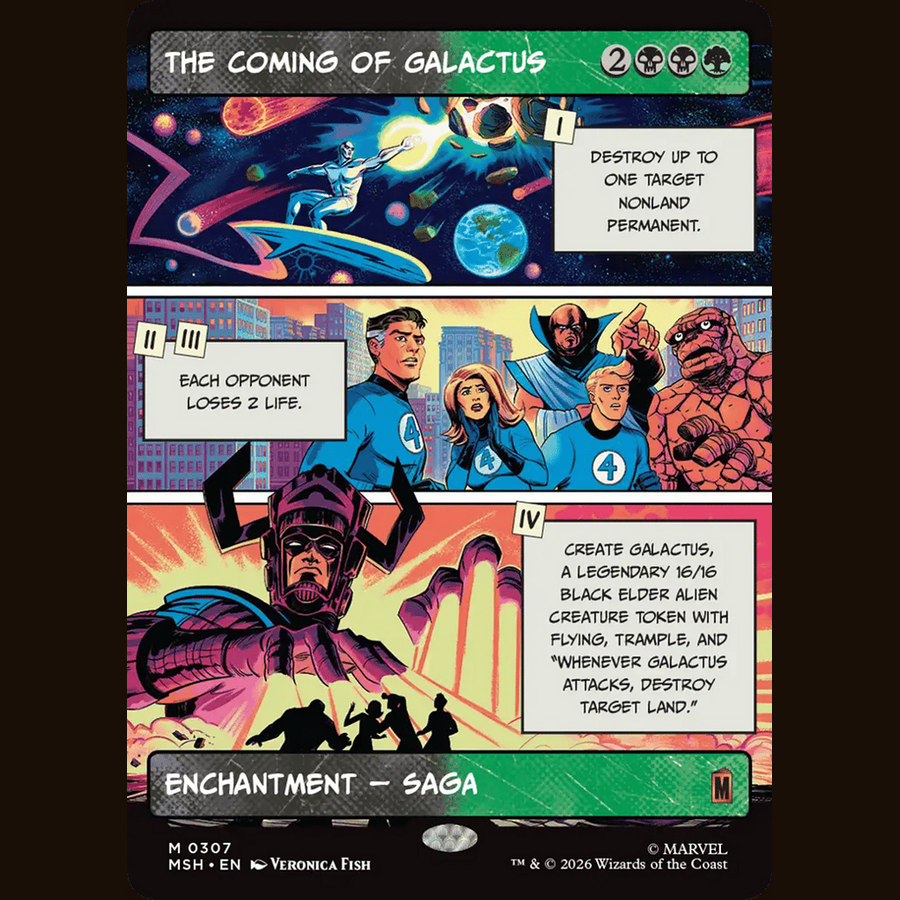 The Coming of Galactus (Borderless) [Marvel Super Heroes] full-card image