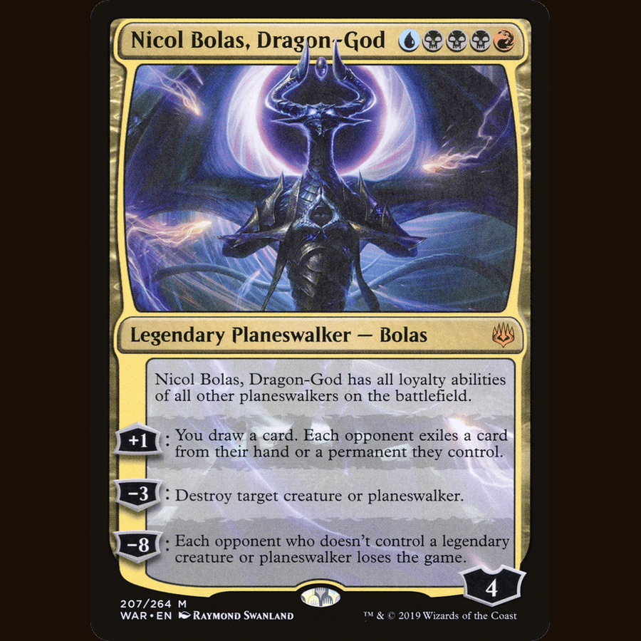 Nicol Bolas, Dragon-God [War of the Spark] full-card image