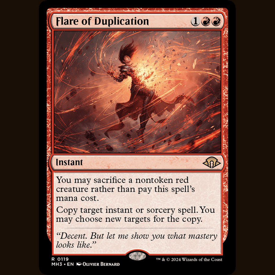 Flare of Duplication [Modern Horizons 3] full-card image