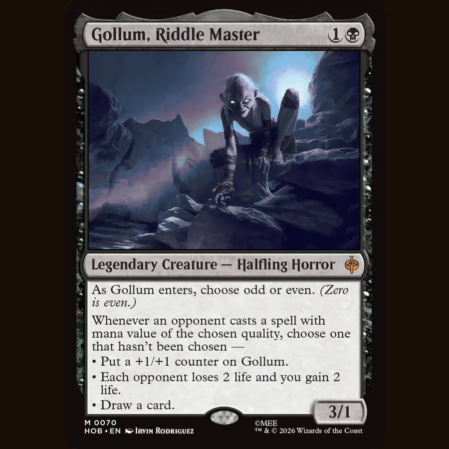Gollum, Riddle Master [The Hobbit] full-card image