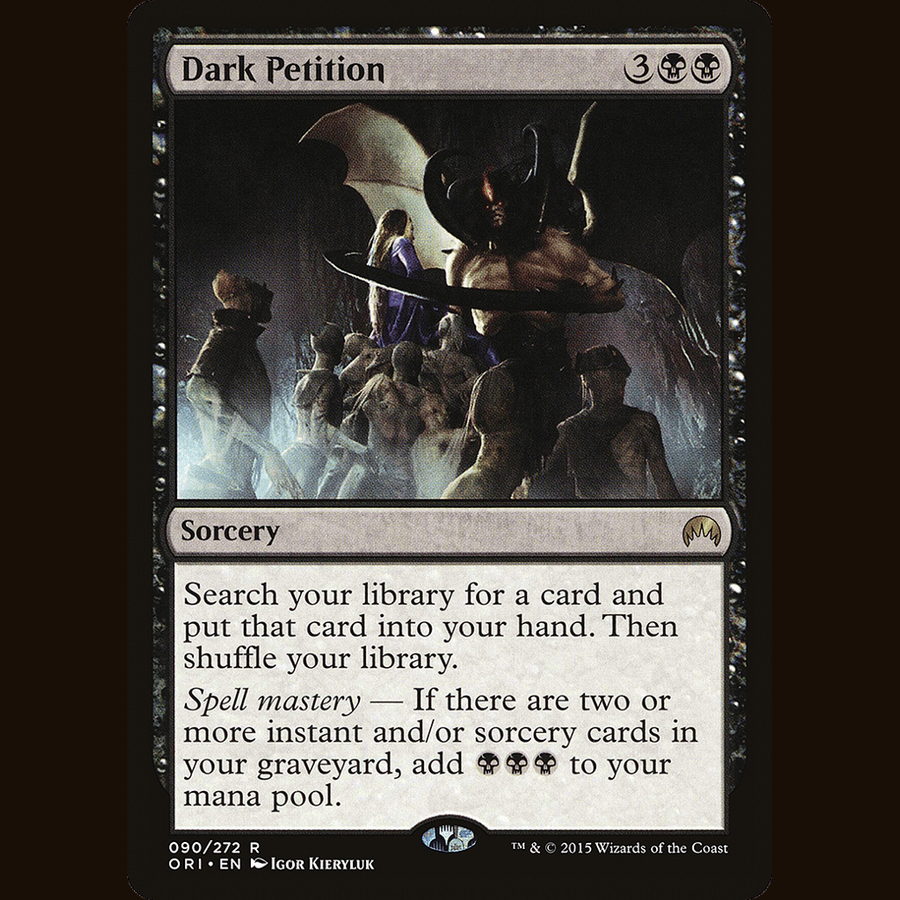 Dark Petition [Magic Origins] full-card image