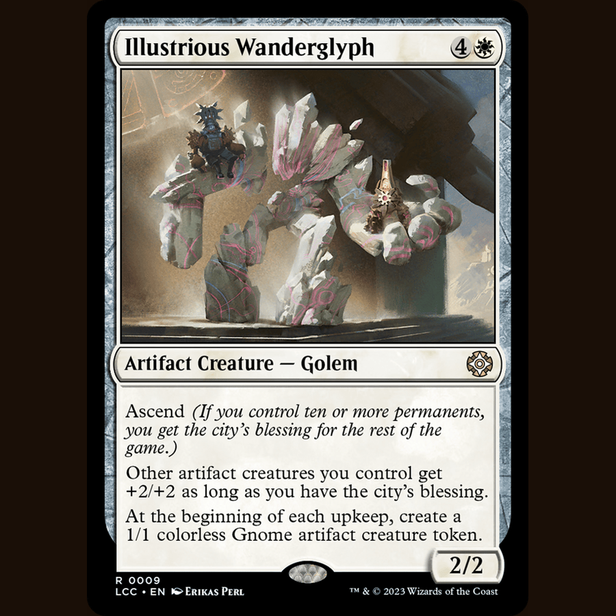 Illustrious Wanderglyph [Commander: The Lost Caverns of Ixalan] full-card image