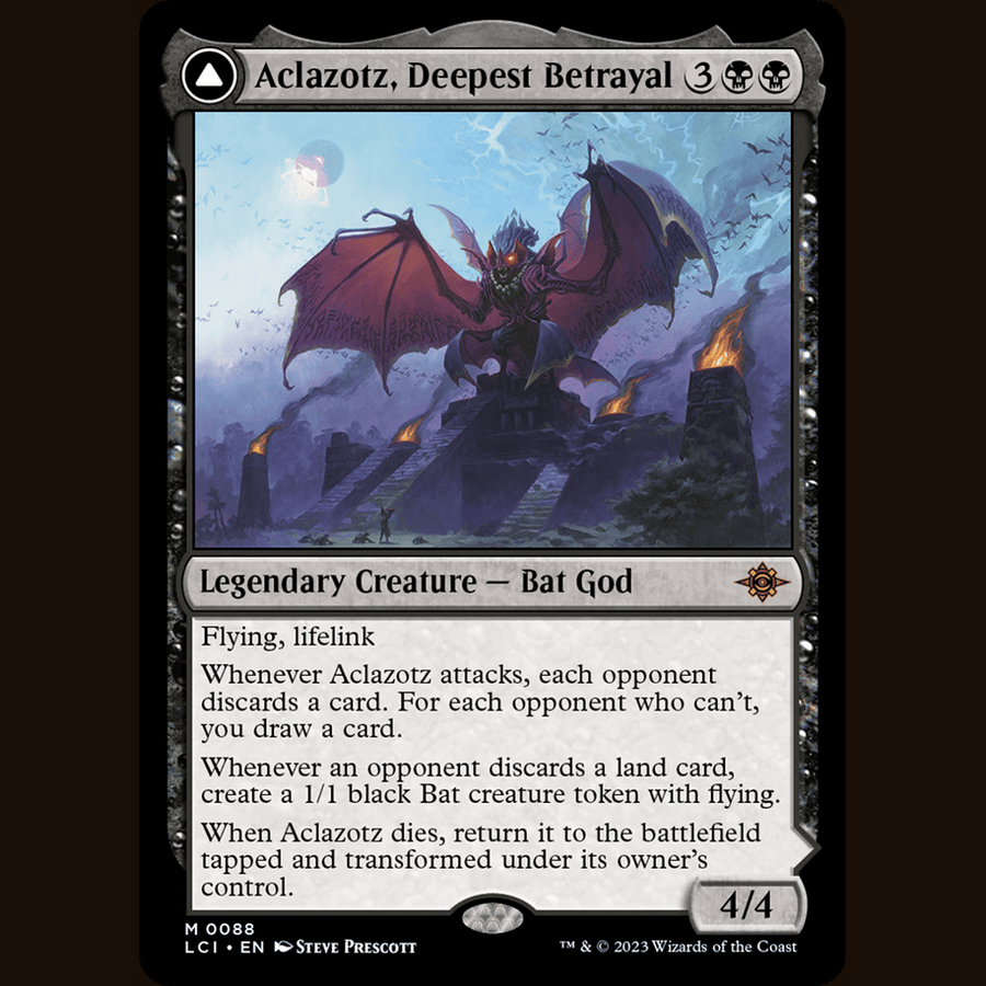 Aclazotz, Deepest Betrayal [The Lost Caverns of Ixalan] full-card image