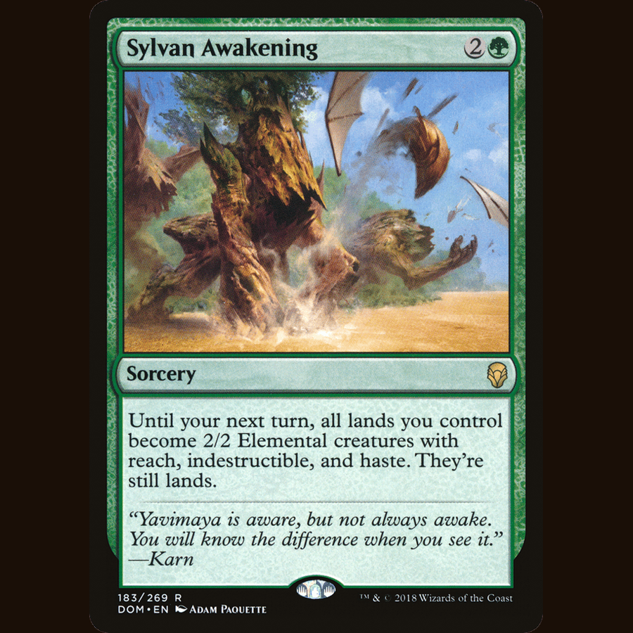 Sylvan Awakening [Dominaria] full-card image