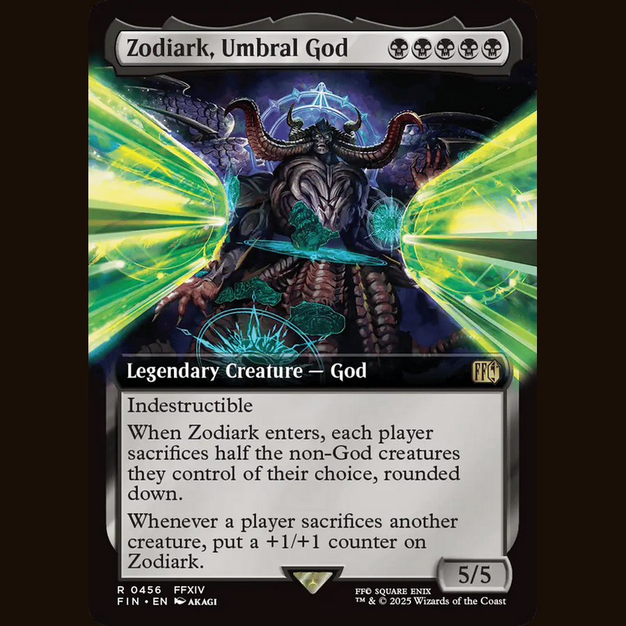 Zodiark, Umbral God (Extended Art) [Universes Beyond: FINAL FANTASY] full-card image