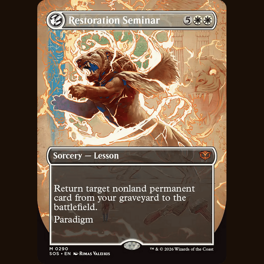 Restoration Seminar (Borderless) [Secrets of Strixhaven] full-card image