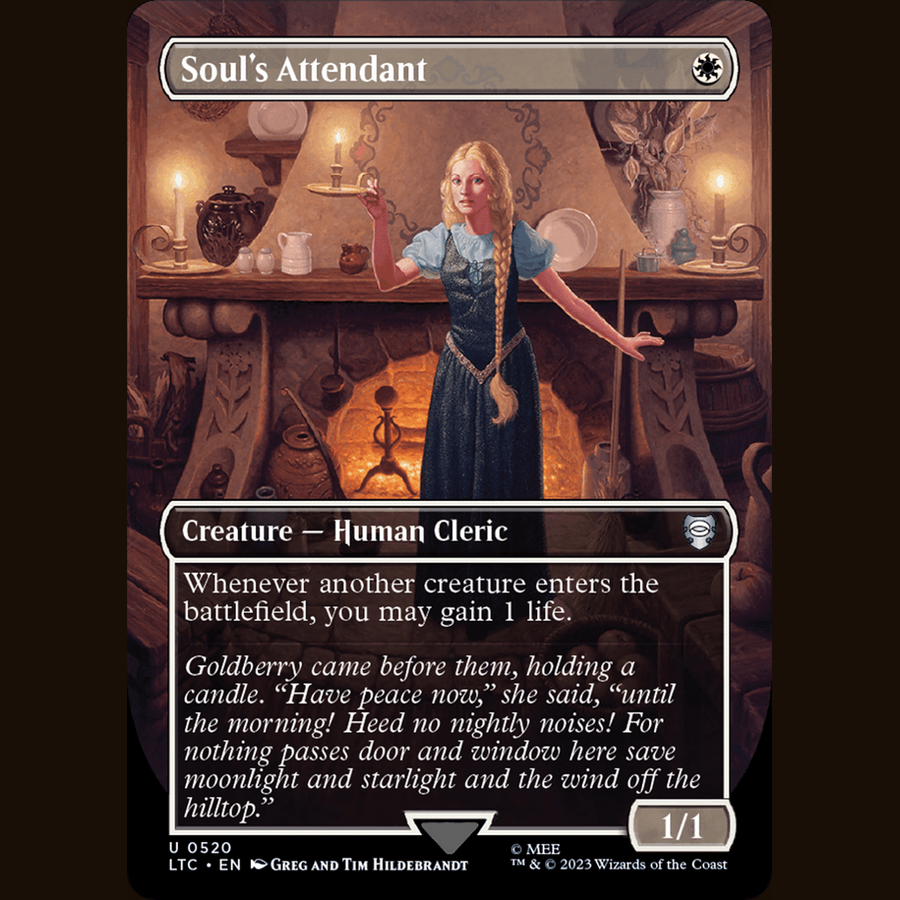 Soul's Attendant (Borderless) [Commander: The Lord of the Rings: Tales of Middle-earth] full-card image