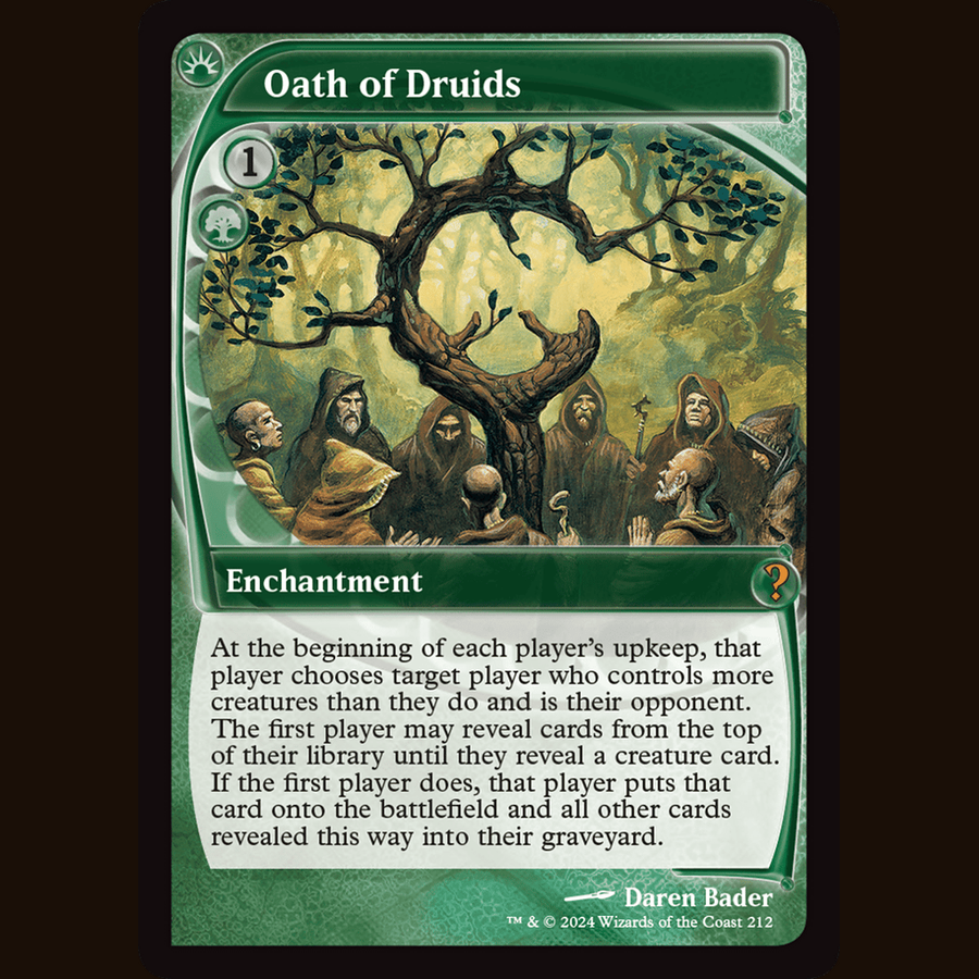 Oath of Druids (Future Sight) [Mystery Booster 2] full-card image
