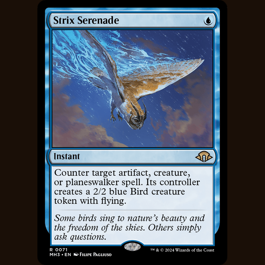 Strix Serenade [Modern Horizons 3] full-card image