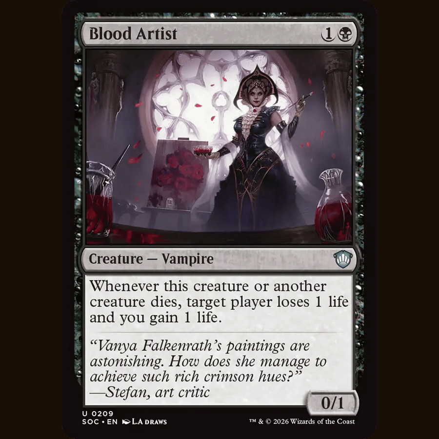 Blood Artist [Commander: Secrets of Strixhaven] full-card image