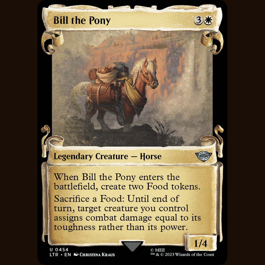 Bill the Pony (Showcase Scrolls) [Universes Beyond: The Lord of the Rings: Tales of Middle-earth] full-card image