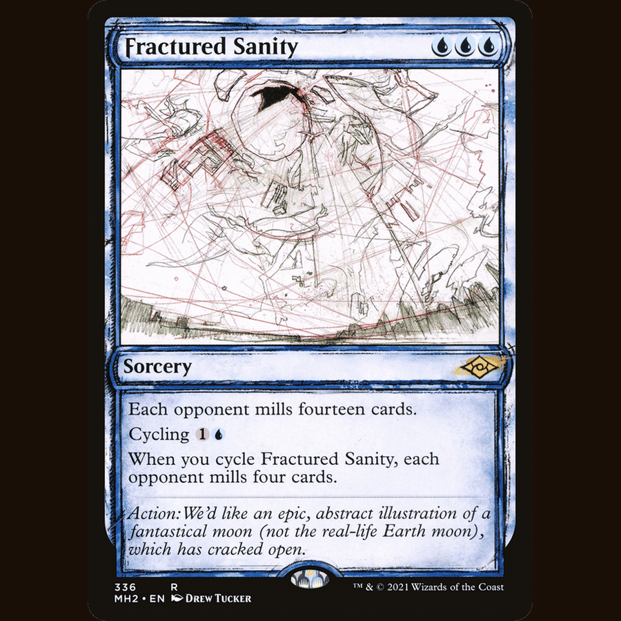 Fractured Sanity (Showcase) [Modern Horizons 2] full-card image