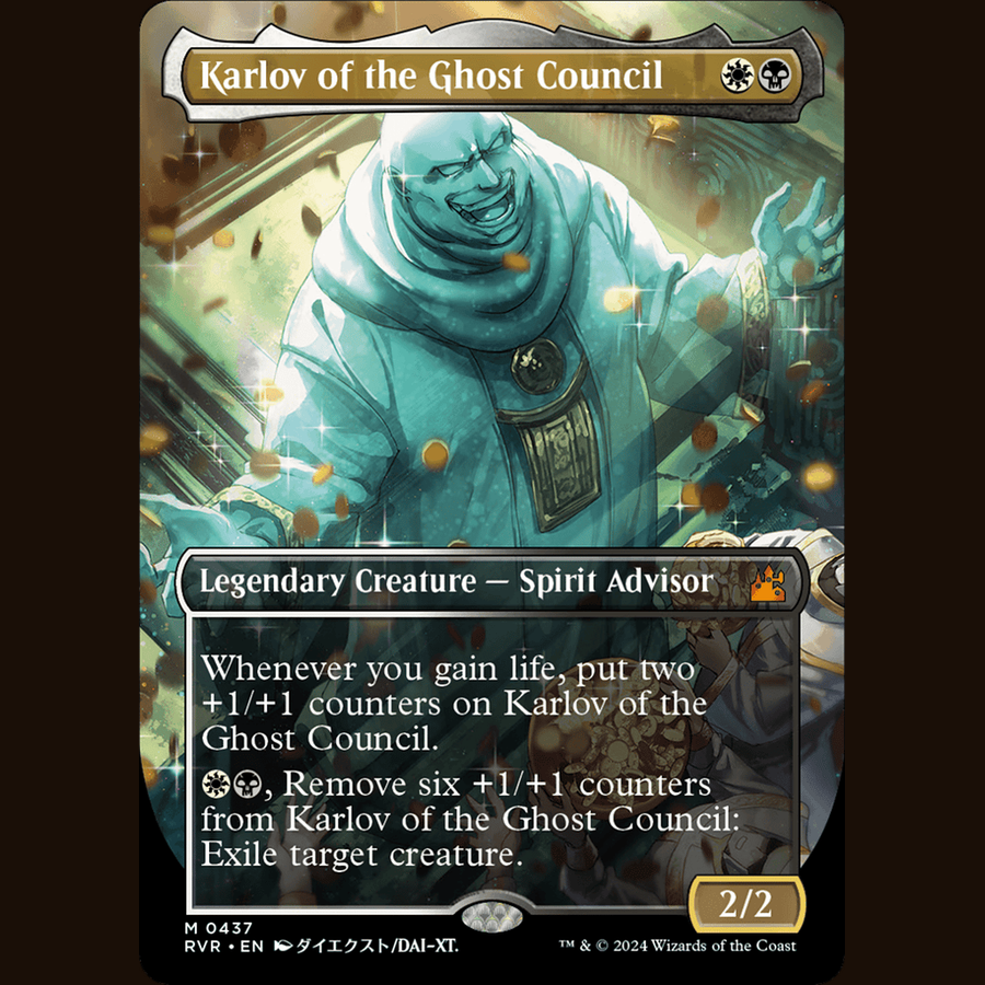 Karlov of the Ghost Council (Anime Borderless) [Ravnica Remastered] full-card image