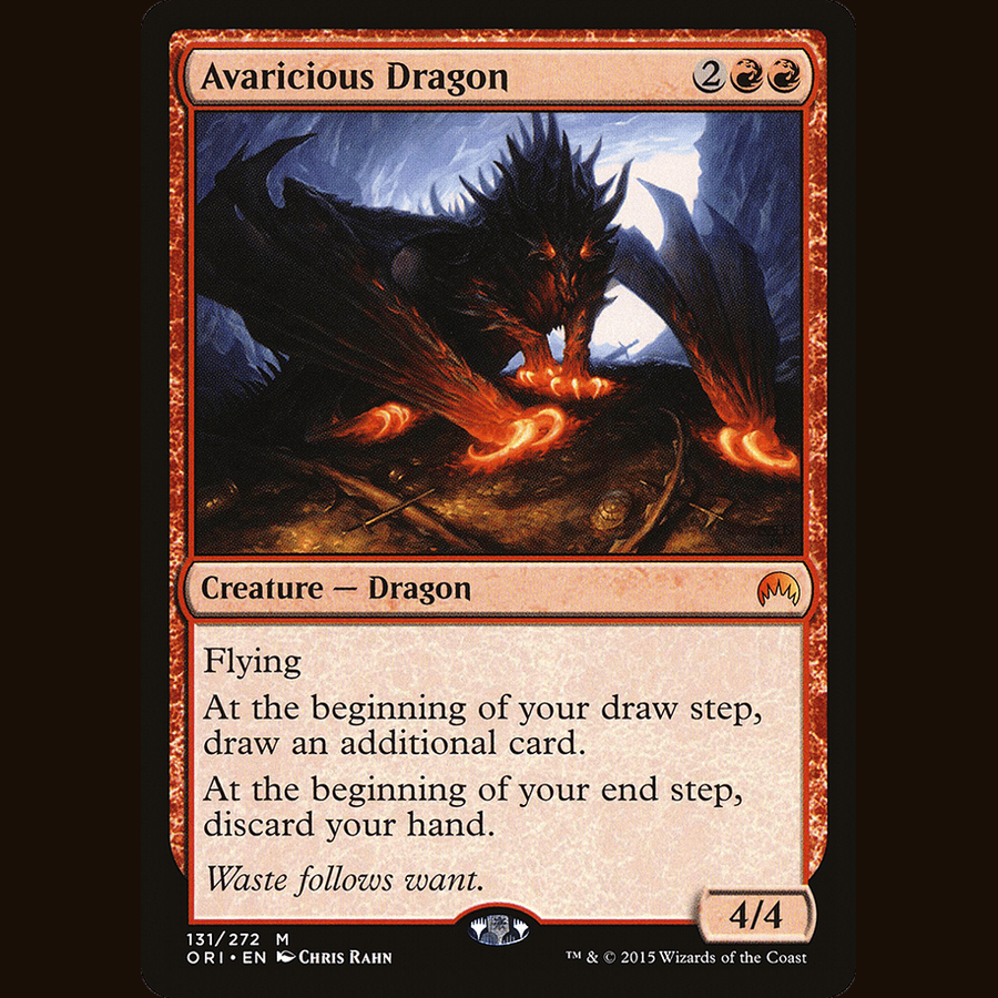 Avaricious Dragon [Magic Origins] full-card image
