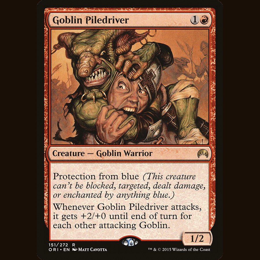Goblin Piledriver [Magic Origins] full-card image