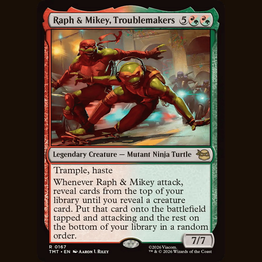Raph & Mikey, Troublemakers [Teenage Mutant Ninja Turtles] full-card image