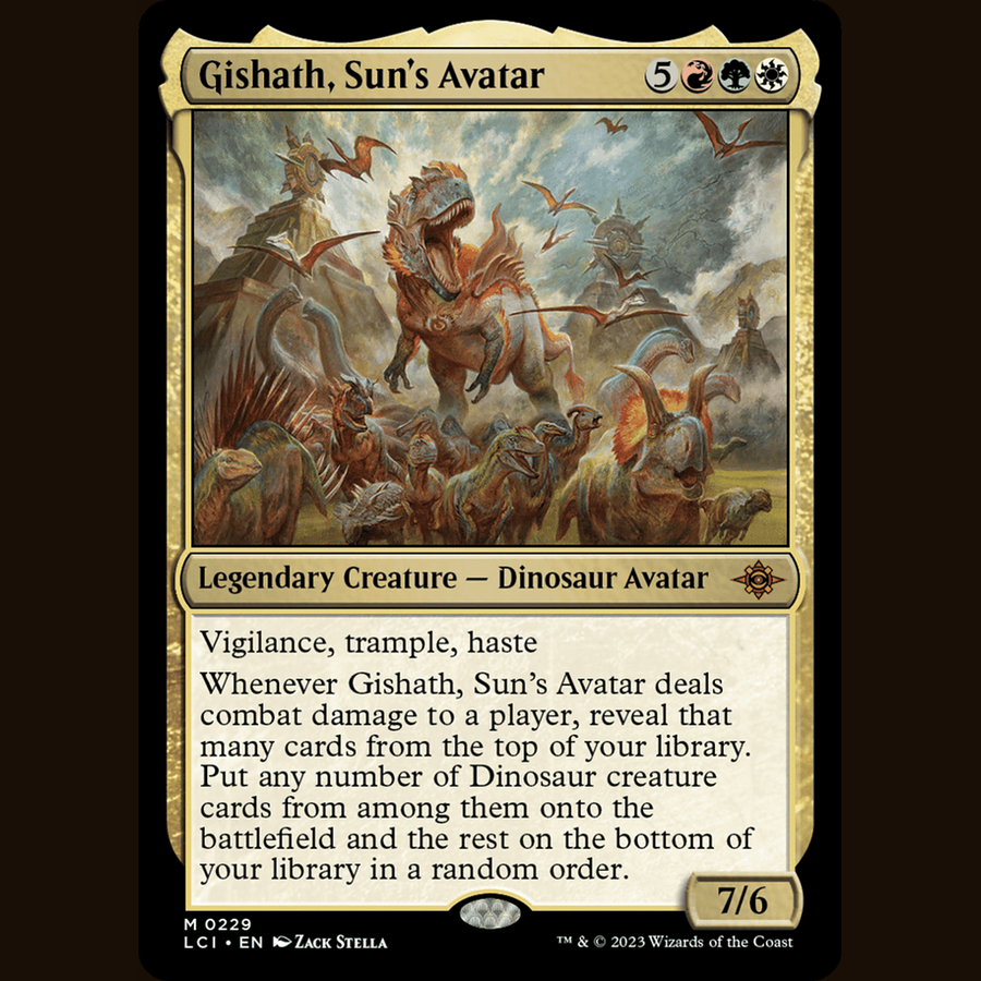 Gishath, Sun's Avatar [The Lost Caverns of Ixalan] full-card image