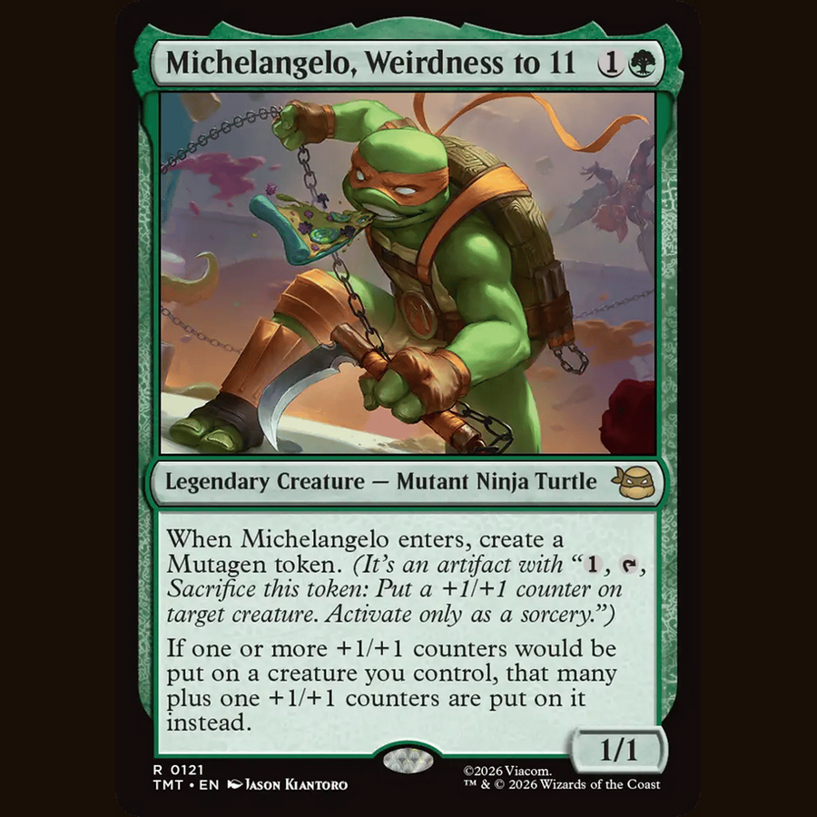 Michelangelo, Weirdness to 11 [Teenage Mutant Ninja Turtles] full-card image