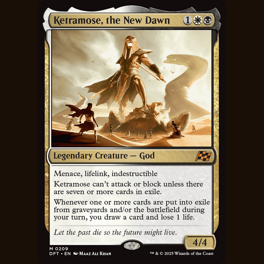 Ketramose, the New Dawn [Aetherdrift] full-card image