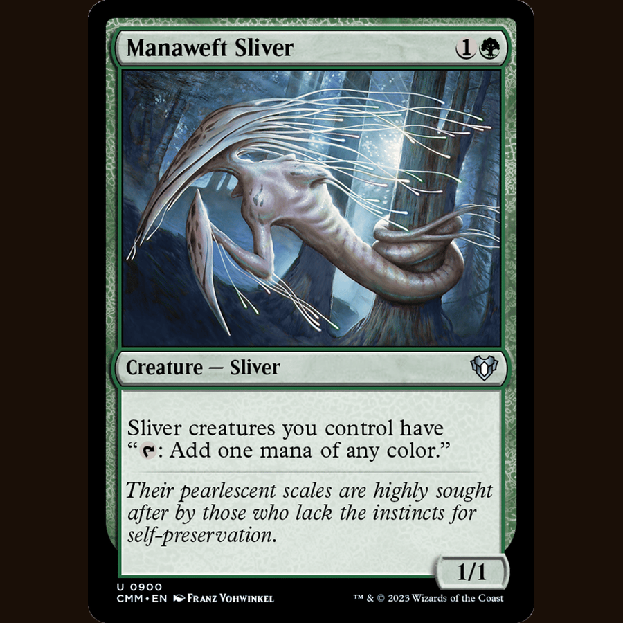 Manaweft Sliver [Commander Masters] CMM #900 card image