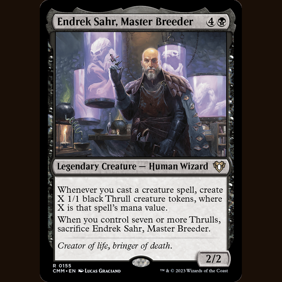 Endrek Sahr, Master Breeder [Commander Masters] full-card image